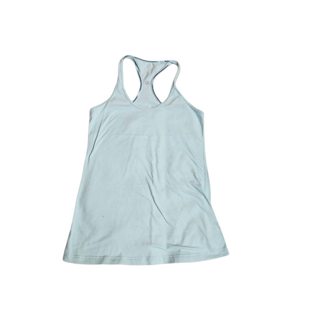 Lululemon Womens Racerback Mint Green Tank Top‎ Sz Sm